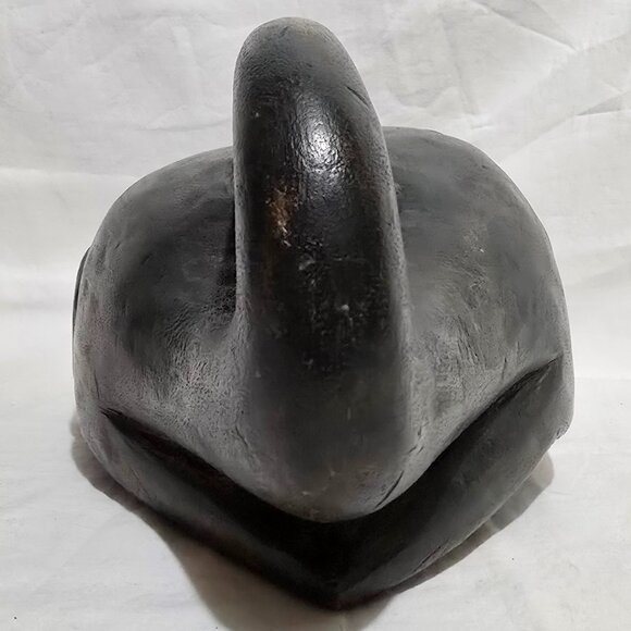 Hand Carved African Wooden Elephant Mask 12 1/2" H X 8" W x 5 1/4" D - Picture 5 of 6